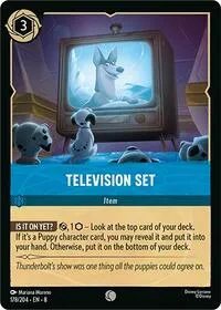 Television Set (Reign of Jafar) — Lorcana TCG Card Value