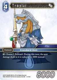 Templar (Opus VI) — Final Fantasy TCG Card Value