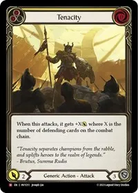 tenacity (Heavy Hitters) — Flesh & Blood TCG Card Value