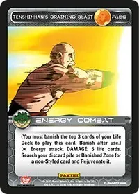Tenshinhans Draining Blast (Panini: Heroes & Villains)