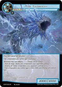 Tera Thunderfish (Assault into the Demonic World) — Force of Will Card Value