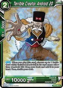 Terrible Creator Android 20 (Union Force) — Dragon Ball Super CCG Card Value