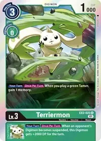 Terriermon (Digital Hazard) — Digimon Card Game Card Value