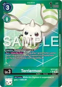 Terriermon Advanced Deck Set Double Typhoon Secret Pack (Starter Deck 17: Double Typhoon Advanced Deck Set)