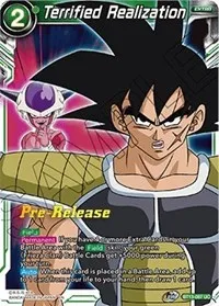 Terrified Realization (Supreme Rivalry Pre-Release Cards) — Dragon Ball Super CCG Card Value