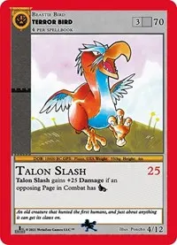 Terror Bird (Cryptid Nation: First Edition Tribal Theme Decks)