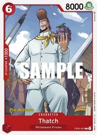 Thatch (Paramount War Pre-Release Cards) — One Piece Card Game Card Value