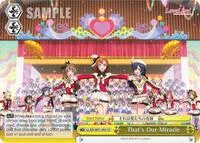 Thats Our Miracle (Love Live! DX) — Weiss Schwarz Card Value
