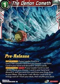 The Demon Cometh (Saiyan Showdown Pre-Release Cards)