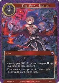 The Final Battle (Alice Origin Memoria Cards)