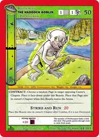 The Haddock Goblin (UFO: First Edition) — MetaZoo Card Value