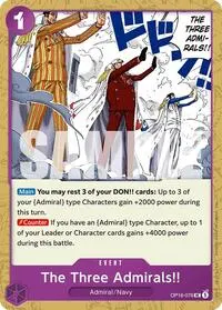 The Three Admirals (The Time of Battle)
