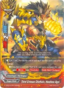 Third Crimson Chieftain Heedless Agni (Crossing Generations)