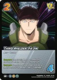 Third Wielder Fa Jin (Challenger Series: My Hero Academia - Dark Hero Arc)