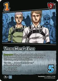 This Is How It Ends (Attack on Titan: Apocalypse) — UniVersus Card Value