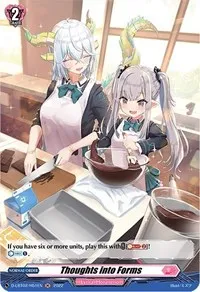 Thoughts into Forms Holo (D-LBT02: Lyrical Monasterio ~It's a New School Term!~) — Cardfight Vanguard Card Value