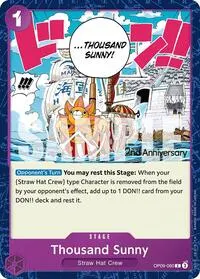 Thousand Sunny (Emperors in the New World: 2nd Anniversary Tournament Cards)