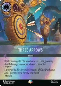 Three Arrows Epic (Wilds Unknown) — Lorcana TCG Card Value