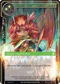 Three Beast Warrior Molemi (Awakening of the Ancients) — Force of Will Card Value