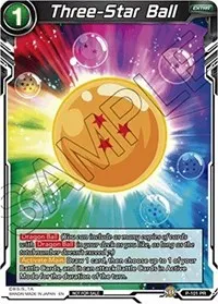 Three Star Ball (Promotion Cards) — Dragon Ball Super CCG Card Value