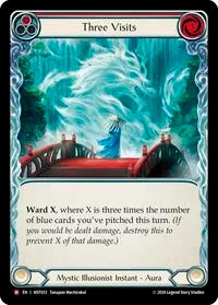 Three Visits (Part the Mistveil) — Flesh & Blood TCG Card Value