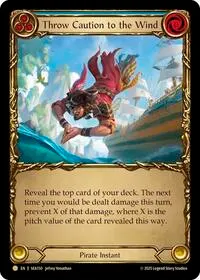 Throw Caution to the Wind Treasure (High Seas)