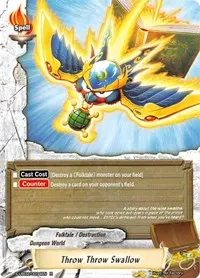 Throw Throw Swallow (S-UB02: Miracle Fighters ~Miko & Mel~)
