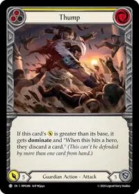 Thump Yellow (Mastery Pack Guardian) — Flesh & Blood TCG Card Value