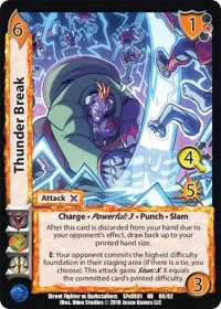 Thunder Break (Street Fighter vs. Darkstalkers) — UniVersus Card Value