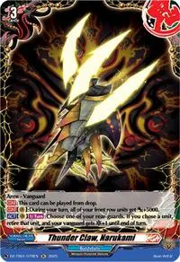 Thunder Claw Narukami H (DZ-TB01: Future Card Buddyfight)