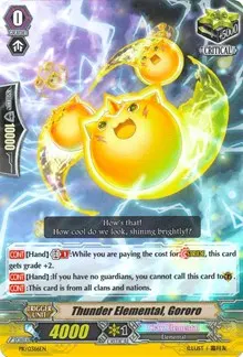 Thunder Elemental Gororo PR 0366EN (Promo Cards)