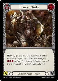 Thunder Quake (Silver Age Chapter 1) — Flesh & Blood TCG Card Value