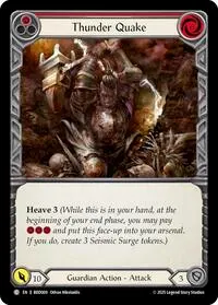 Thunder Quake Red (Welcome Deck Bravo)