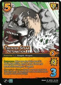Thunder Spear Detonation (Attack On Titan: Origins of Power)