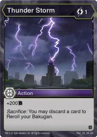 Thunder Storm (Age of Aurelus) — Bakugan TCG Card Value