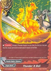 Thunder X Doll (Crossing Generations) — Future Card BuddyFight Card Value