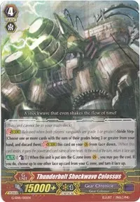 Thunderbolt Shockwave Colossus Foil (G-Start Deck 1: Odyssey of the Interspatial Dragon)