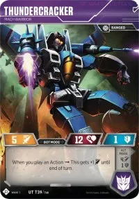 Thundercracker Mach Warrior (Wave 1) — Transformers TCG Card Value
