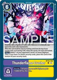 Thunderflame Crusher (Beginning Observer) — Digimon Card Game Card Value