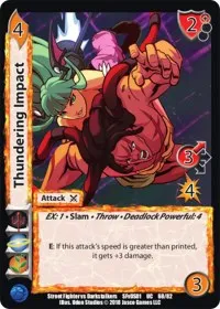 Thundering Impact (Street Fighter vs. Darkstalkers) — UniVersus Card Value