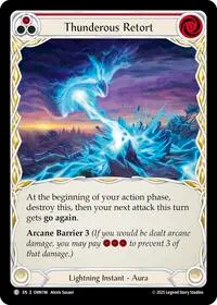 Thunderous Retort Red (Omens of the Third Age)