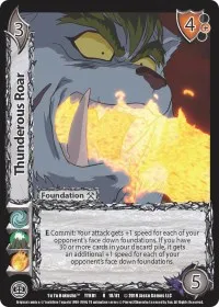 Thunderous Roar (Yu Yu Hakusho) — UniVersus Card Value