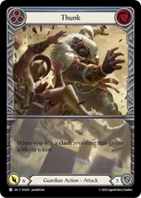thunk blue (Blitz Deck: Heavy Hitters - Victor) — Flesh & Blood TCG Card Value