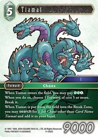 Tiamat (Opus XI) — Final Fantasy TCG Card Value