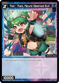 Tick Tock Azure Doomed Evil (Glowing Diva)