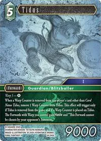 Tidus (Hidden Legends) — Final Fantasy TCG Card Value