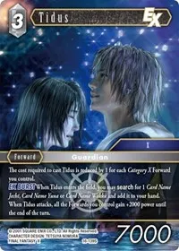 Tidus EX (Emissaries of Light) — Final Fantasy TCG Card Value