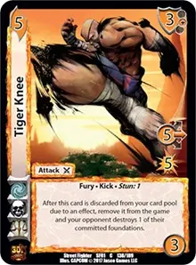 Tiger Knee (Street Fighter CCG)