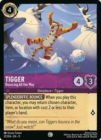 Tigger Bouncing All the Way (Winterspell)