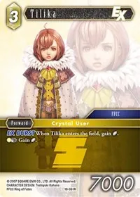 Tilika EX (Resurgence of Power) — Final Fantasy TCG Card Value